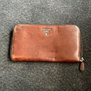 Vintage Prada Long Zippy Wallet